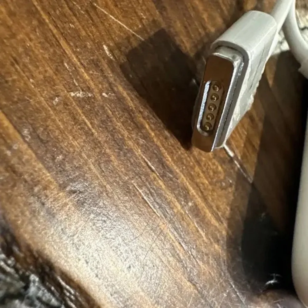Apple White and Blue MagSafe Power Adapter